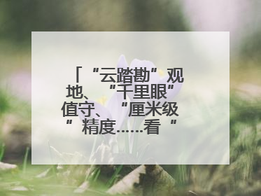 “云踏勘”观地、“千里眼”值守、“厘米级”精度……看“最强大脑”如何实现智慧治理