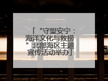 “守望安宁：海洋文化与救捞”北部海区主题宣传活动举办
