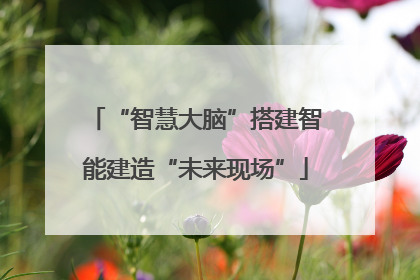 “智慧大脑”搭建智能建造“未来现场”
