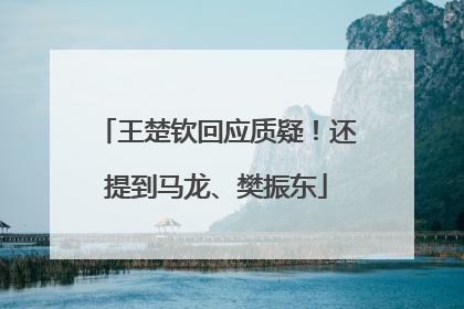 王楚钦回应质疑！还提到马龙、樊振东