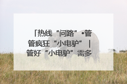 热线“问路”•管管疯狂“小电驴”｜管好“小电驴”需多部门形成合力