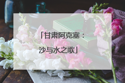 甘肃阿克塞：沙与水之歌