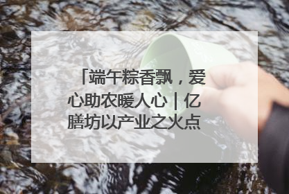 端午粽香飘，爱心助农暖人心｜亿膳坊以产业之火点亮乡村振兴路