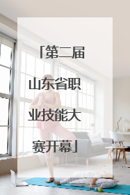 第二届山东省职业技能大赛开幕