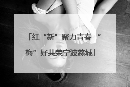 红“新”聚力青春 “梅”好共荣宁波慈城