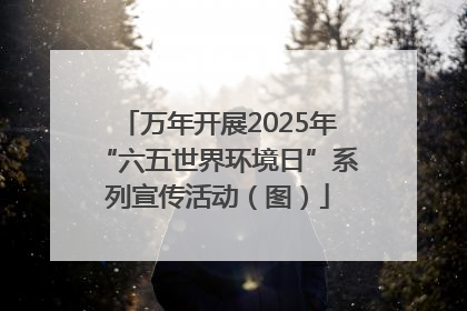 万年开展2025年“六五世界环境日”系列宣传活动（图）
