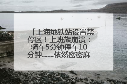 上海地铁站设置禁停区！上班族崩溃：骑车5分钟停车10分钟……依然密密麻麻无从下脚？