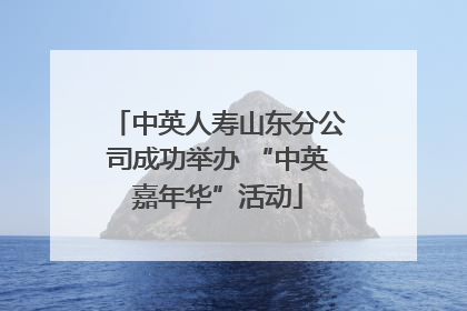 中英人寿山东分公司成功举办 “中英嘉年华”活动