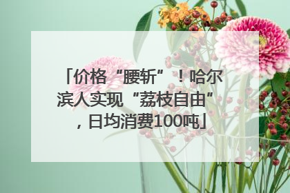 价格“腰斩”！哈尔滨人实现“荔枝自由”，日均消费100吨