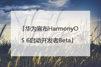 华为宣布HarmonyOS 6启动开发者Beta