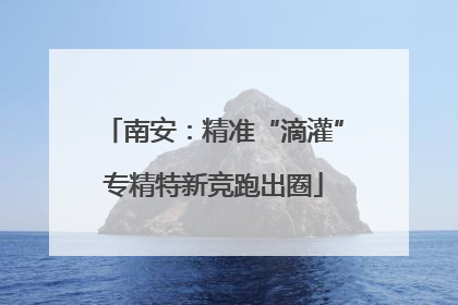 南安：精准“滴灌”专精特新竞跑出圈