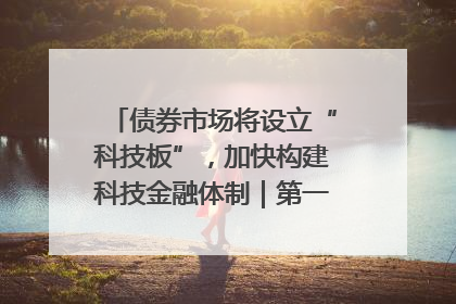 债券市场将设立“科技板”，加快构建科技金融体制｜第一财经研究院中国金融条件指数周报