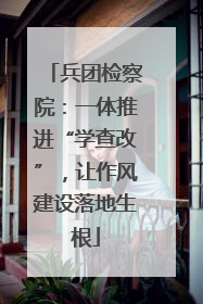 兵团检察院：一体推进“学查改”，让作风建设落地生根