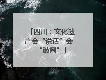四川：文化遗产会“说话”会“破圈”