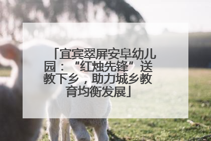 宜宾翠屏安阜幼儿园：“红烛先锋”送教下乡，助力城乡教育均衡发展