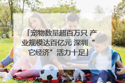 宠物数量超百万只 产业规模达百亿元 深圳“它经济”活力十足