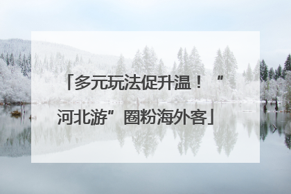 多元玩法促升温！“河北游”圈粉海外客