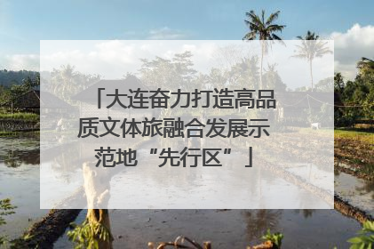 大连奋力打造高品质文体旅融合发展示范地“先行区”