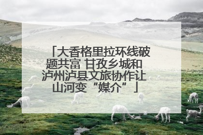 大香格里拉环线破题共富 甘孜乡城和泸州泸县文旅协作让山河变“媒介”