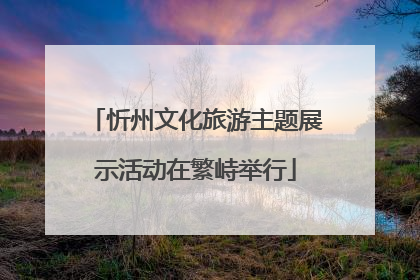 忻州文化旅游主题展示活动在繁峙举行