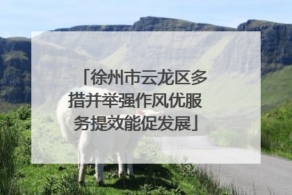 徐州市云龙区多措并举强作风优服务提效能促发展