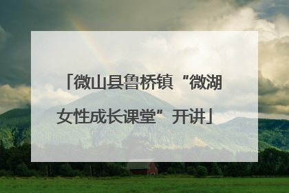 微山县鲁桥镇“微湖女性成长课堂”开讲