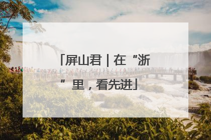 屏山君｜在“浙”里，看先进