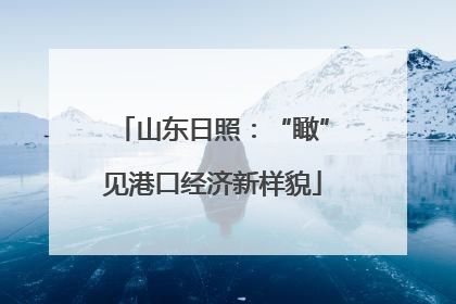 山东日照：“瞰”见港口经济新样貌