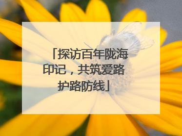 探访百年陇海印记，共筑爱路护路防线