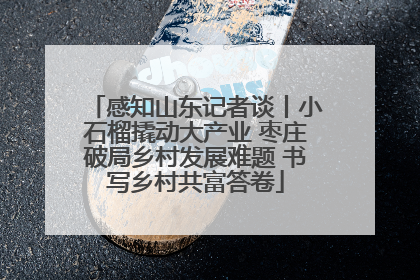感知山东记者谈丨小石榴撬动大产业 枣庄破局乡村发展难题 书写乡村共富答卷