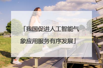 我国促进人工智能气象应用服务有序发展