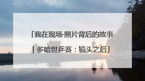 我在现场·照片背后的故事｜多哈世乒赛：镜头之后