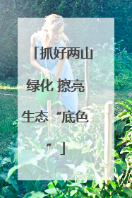 抓好两山绿化 擦亮生态“底色”