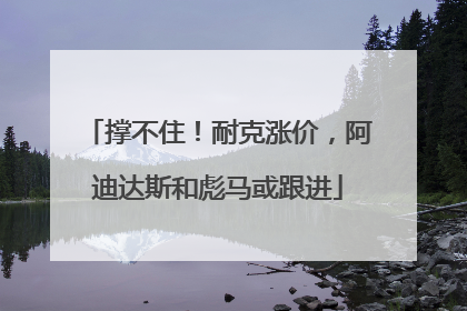 撑不住！耐克涨价，阿迪达斯和彪马或跟进