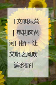 文明东营｜垦利区黄河口镇：让文明之风吹遍乡野