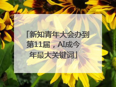 新知青年大会办到第11届，AI成今年最大关键词