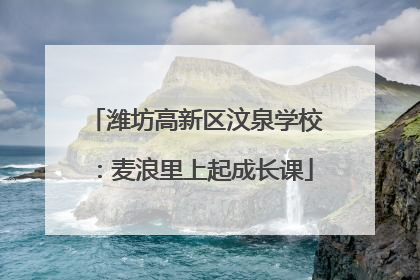 潍坊高新区汶泉学校：麦浪里上起成长课