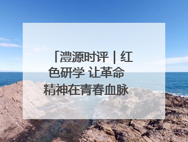 澧源时评｜红色研学 让革命精神在青春血脉中永续传承