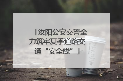 汝阳公安交警全力筑牢夏季道路交通“安全线”