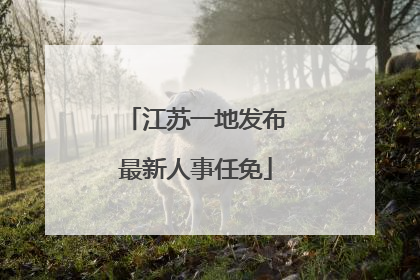 江苏一地发布最新人事任免