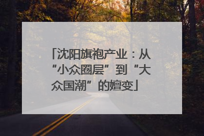 沈阳旗袍产业：从“小众圈层”到“大众国潮”的嬗变