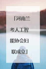 河南兰考人工智能协会妇联成立