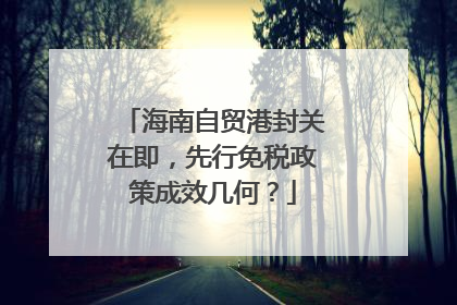 海南自贸港封关在即，先行免税政策成效几何？