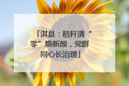淇县：秸秆清“零”焕新颜，党群同心长治理