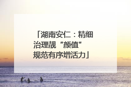 湖南安仁：精细治理靓“颜值” 规范有序增活力