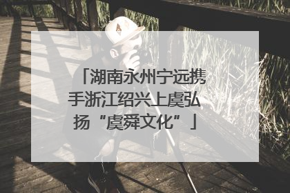 湖南永州宁远携手浙江绍兴上虞弘扬“虞舜文化”