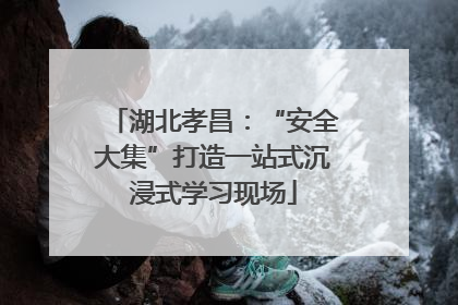 湖北孝昌：“安全大集”打造一站式沉浸式学习现场