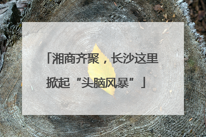 湘商齐聚，长沙这里掀起“头脑风暴”