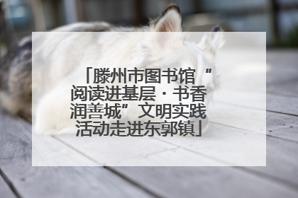 滕州市图书馆“阅读进基层・书香润善城”文明实践活动走进东郭镇