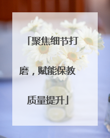 聚焦细节打磨，赋能保教质量提升
